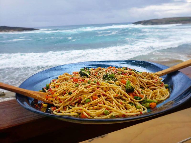 Receta Pasta a la jardinera